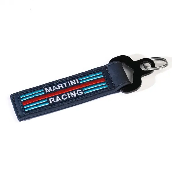 SPARCO 099070MRBM Leather Keychain Martini, Blue