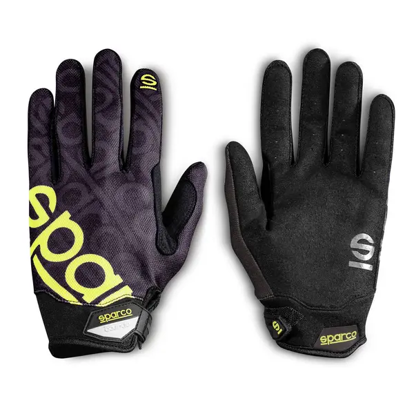 SPARCO 002093NRGF4XL Meca-3 Mechanics Gloves, navy black/yellow
