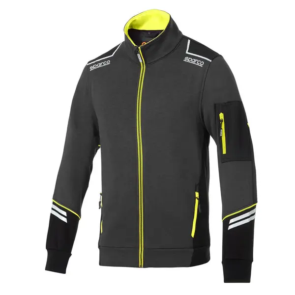SPARCO 02429GSGF2M Mechanic's tech full zip TW grey/yellow