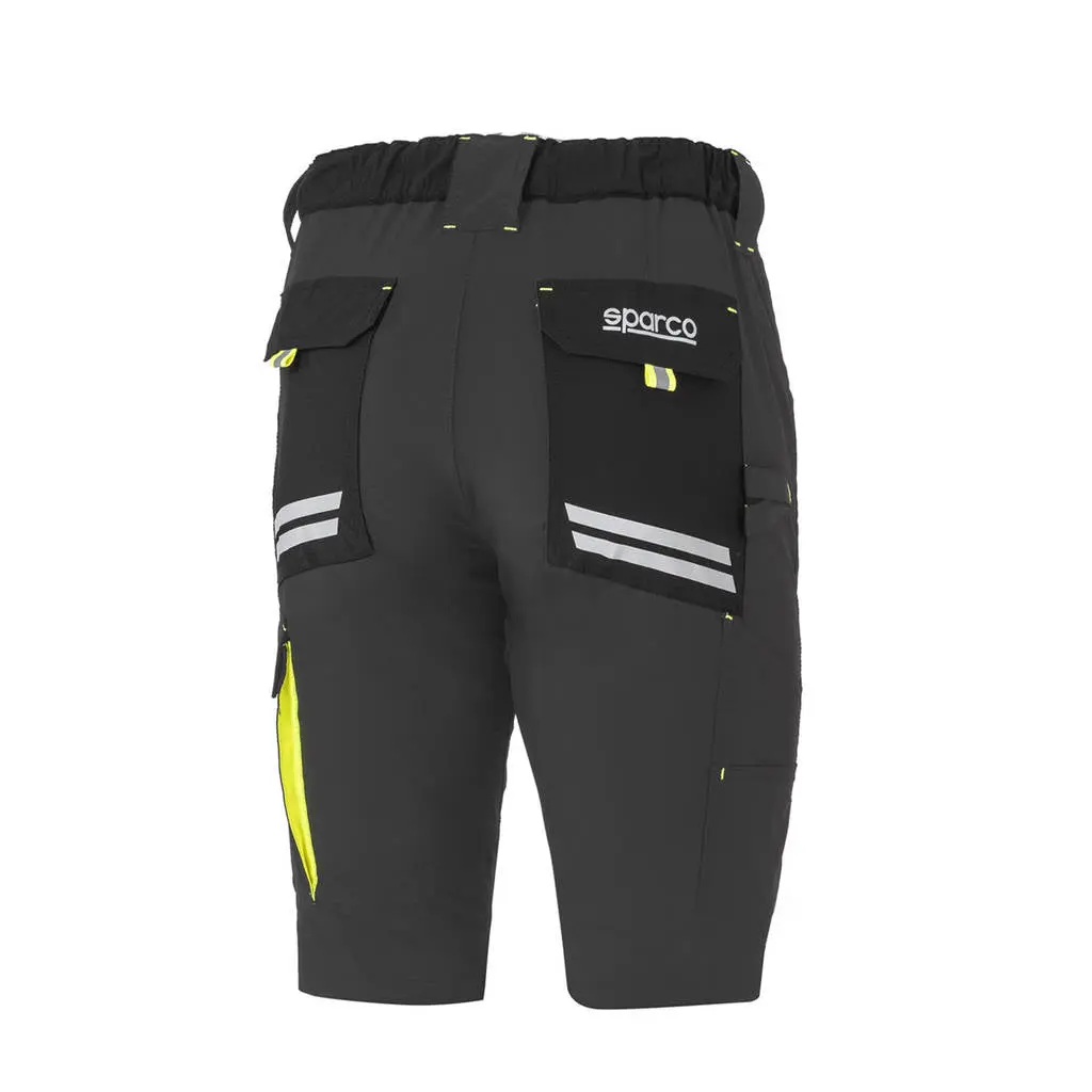SPARCO 02428GSGF2M Mechanic's tech light shorts TW grey/yellow