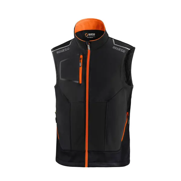 SPARCO 02419NRAF3L Mechanic's tech Light vest TW black/orange