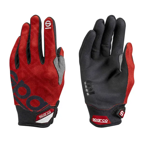 SPARCO 002093RS1S Mechanics Gloves Meca-3, Red