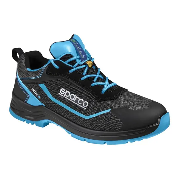 SPARCO 0754035NRCE Mechanics Shoes Indy-E Aster S3, Black/Heavenly