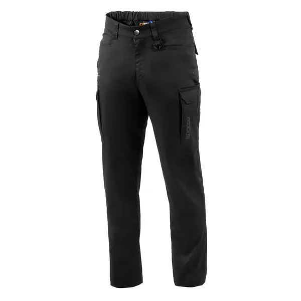 SPARCO BTP0001B0K110XS Mechanics Trousers Vermont FTW, Black / Dark Grey