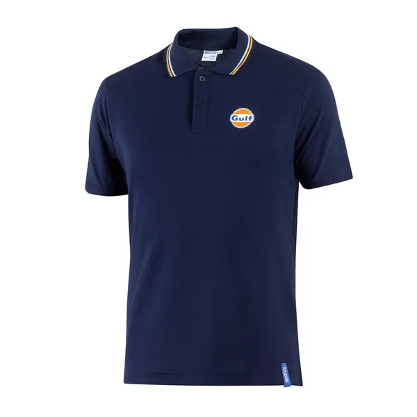 SPARCO BML0003S0N0200M Polo Piquet Sparco-Gulf, Navy Blue