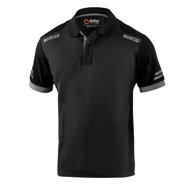 SPARCO 02415NRGS0XS Polo Tech Toledo Black/Dark Gray