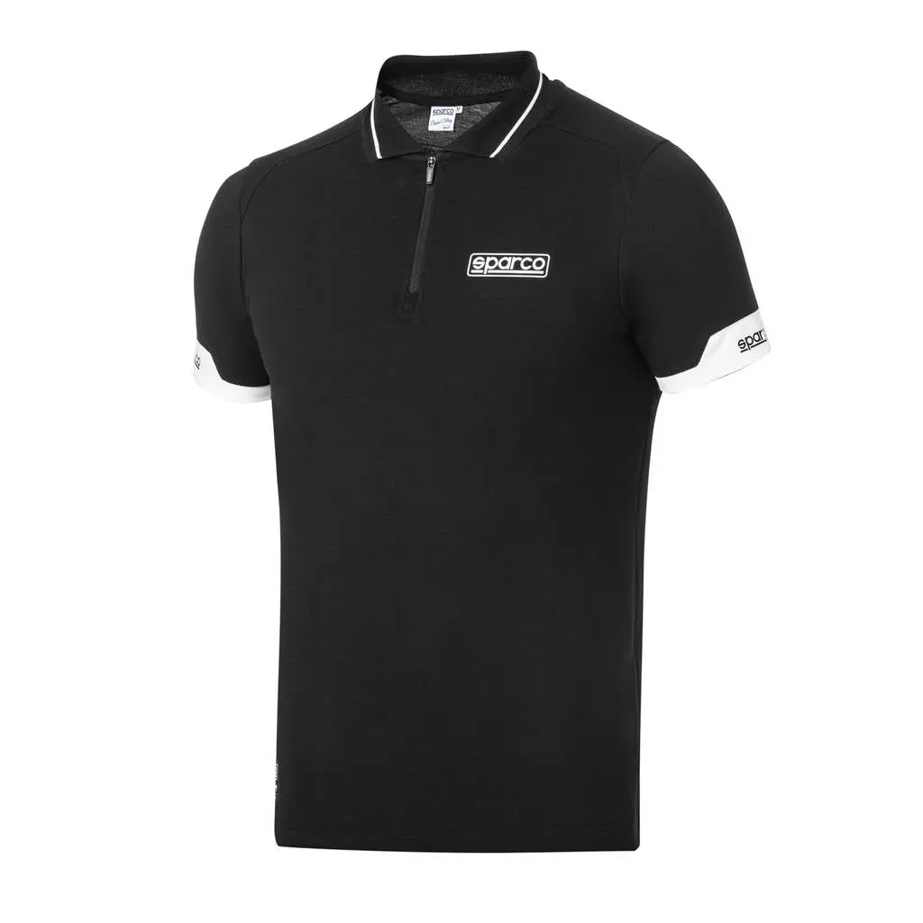 SPARCO 013036NR3L Polo zip black