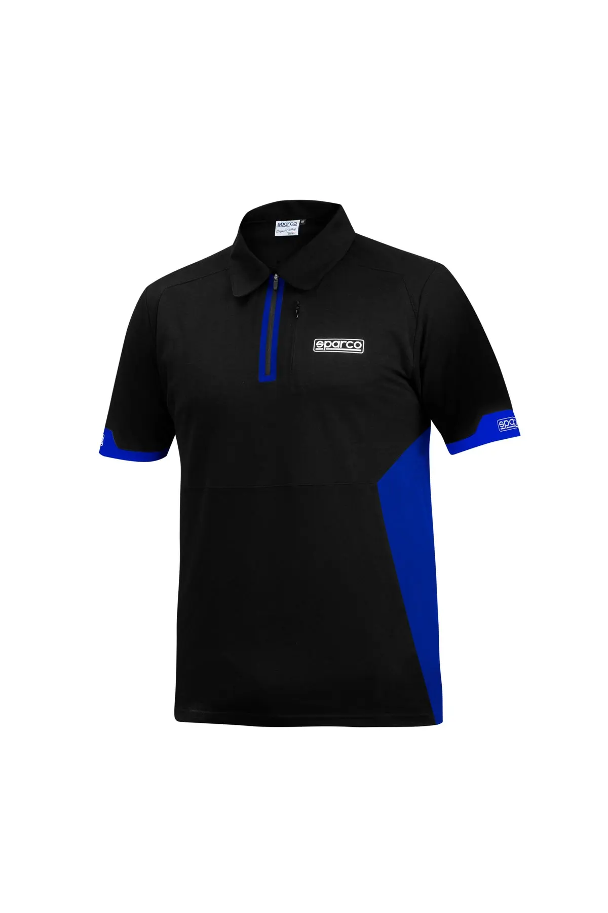 SPARCO 01367NRAZ1S POLO ZIP, black/blue