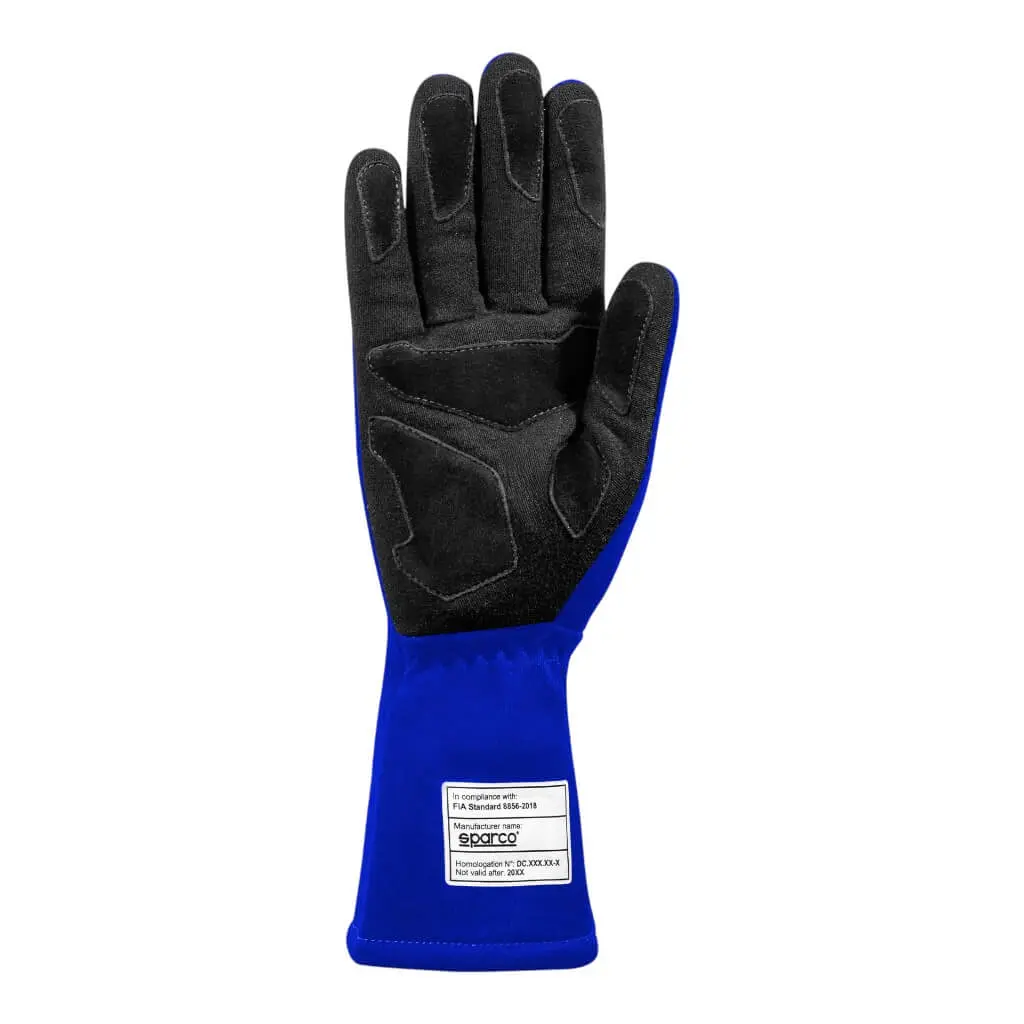 SPARCO 00136606EB Racing Gloves Land 2025, Blue