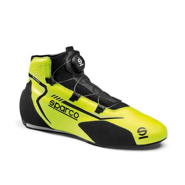 SPARCO BRB0002B0Y04037 Racing Shoes Rapid Rotor, Fluo Yellow / Black