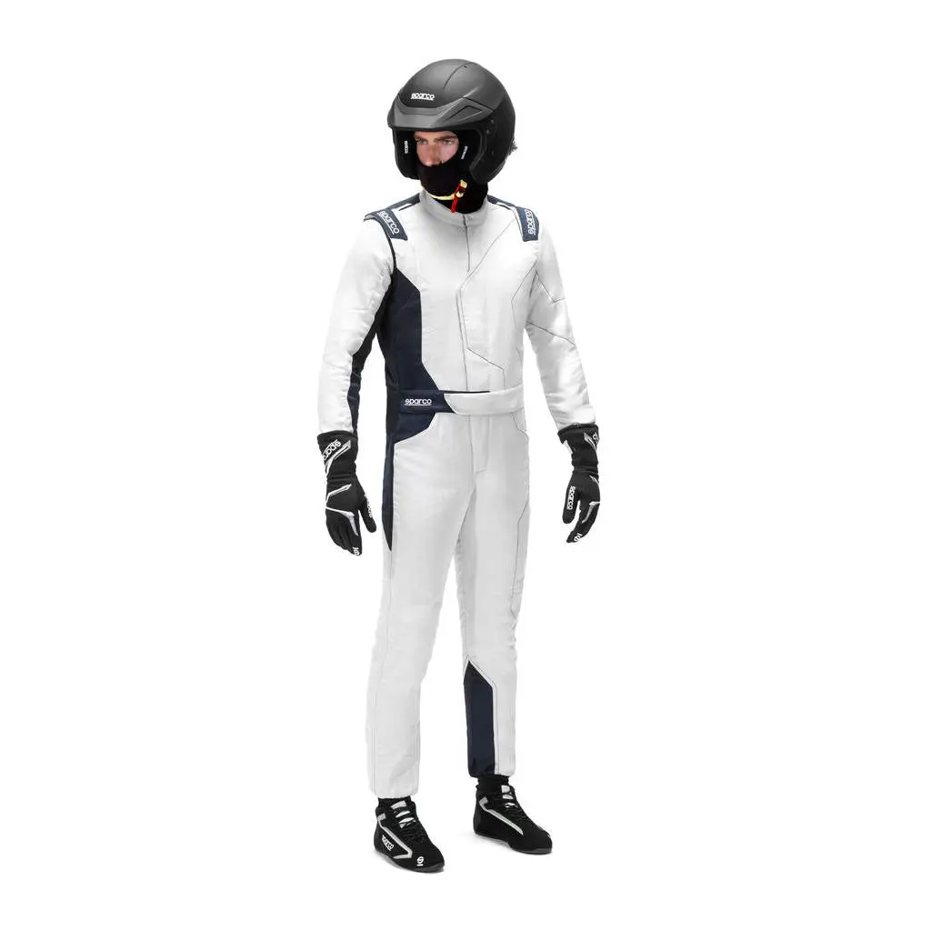 SPARCO BRS0049B0E60048 Racing Suit Sprint A Advanced, Silver/Blue
