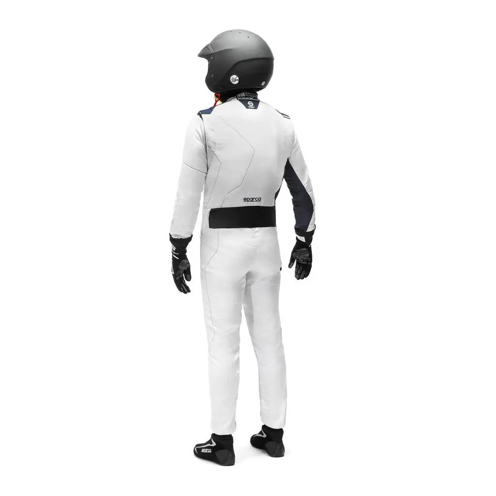 SPARCO BRS0049B0E60048 Racing Suit Sprint A Advanced, Silver/Blue