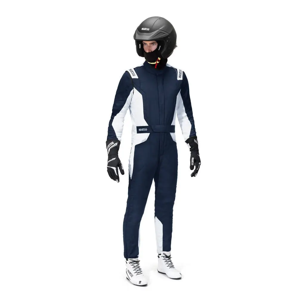 SPARCO BRS0050B0N33048 Racing Suit Sprint S Advanced, Blue/Silver