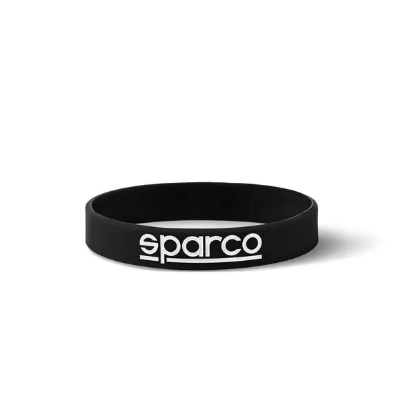 SPARCO 099093NR10 Rubber bracelets, thickness 12 mm, 10 pcs, black