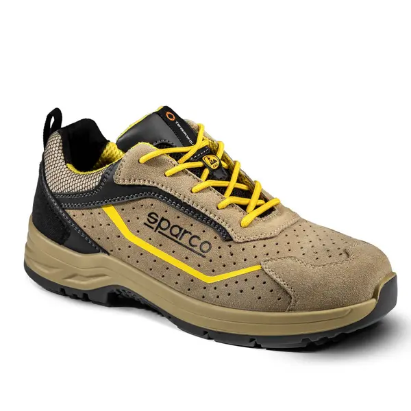 SPARCO 0753836TAGI Shoes Indy Colton S1P ESD Tan/Yellow