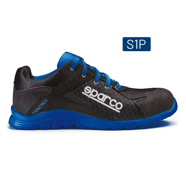 SPARCO 0751736NRAZ Shoes Practice Nelson Black/Light Blue
