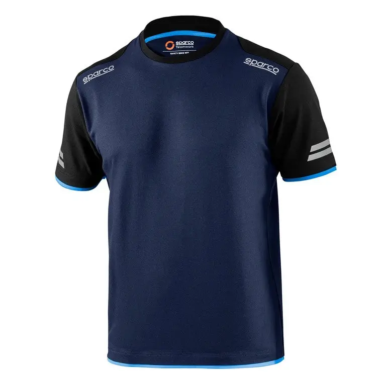 SPARCO 02416BMAZ0XS T-shirt Tech Tucson blue marine/light blue