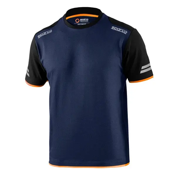 SPARCO 02416BMAF0XS T-shirt Tech Tucson navy blue/fluo orange