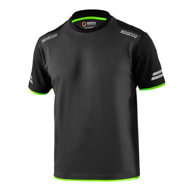 SPARCO 02416GSVF0XS T-Shirt Tech Tucson TW, Grey / Green