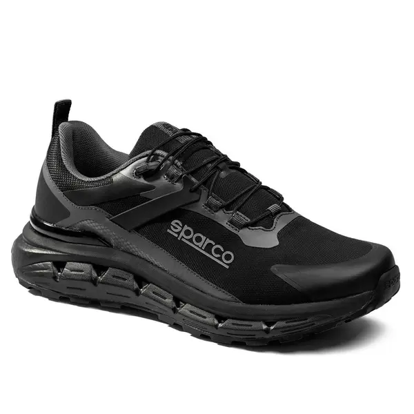 SPARCO BTB0037B0K11046 Teamwork Shoes S-Pike Sisteron O2, Black/Dark Grey