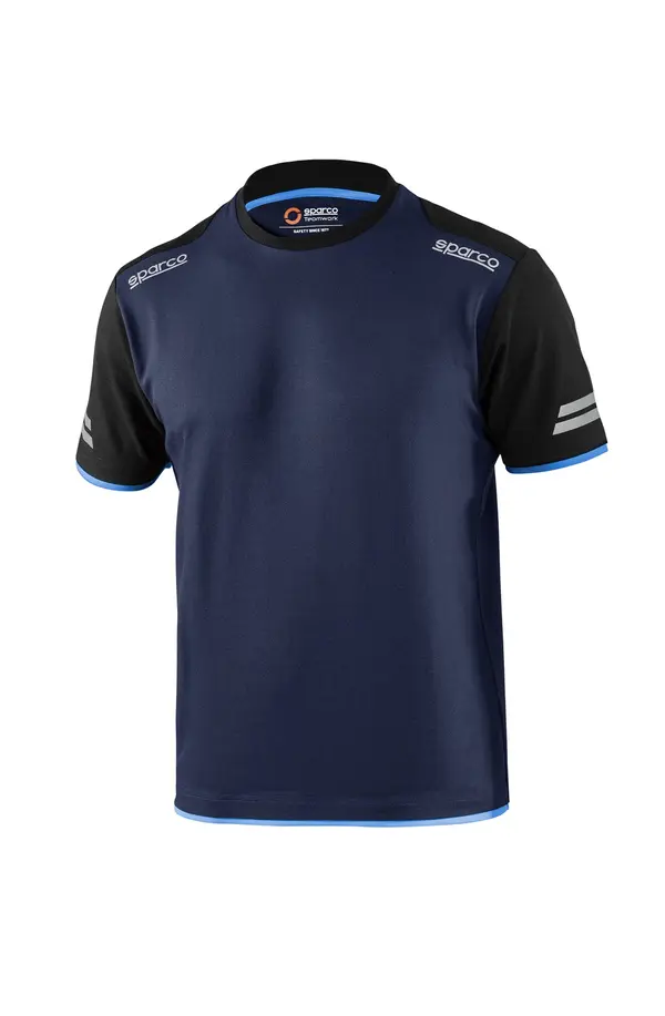 SPARCO 02416BMAZ5XXL TECH T-shirt, navy blue/blue