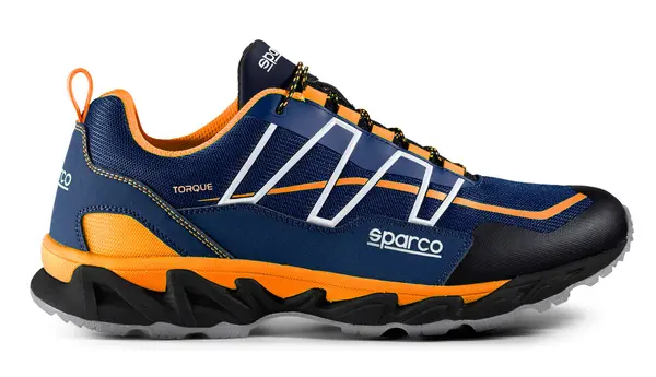 SPARCO 00128942BMAF TORQUE Mechanic shoes, blue navy/orange