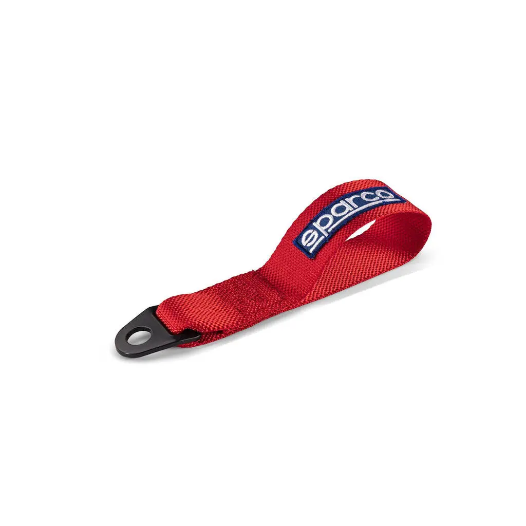 SPARCO 01637RS Tow strap, red, FIA, max load 3000 kg