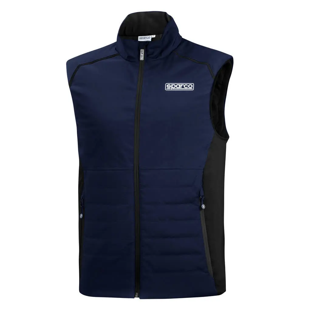 SPARCO 01362BMNR2M VEST Waistcoat, navy blue/black
