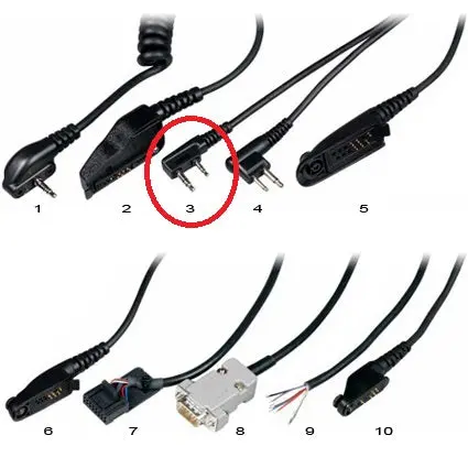 STILO YD0204 Cable for Kenwood radio, 2 jacks