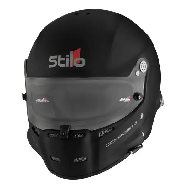 STILO AA0700CG2T640401 Full Face Helmet ST5F Composite Turismo (HANS, SA2020 / FIA), Matt Black