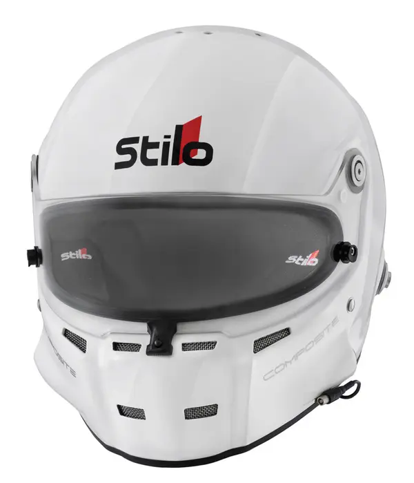 STILO AA0700CG2T570101 Full-face helmet ST5F COMPOSITE Turismo, HANS, SA2020/FIA, white/black