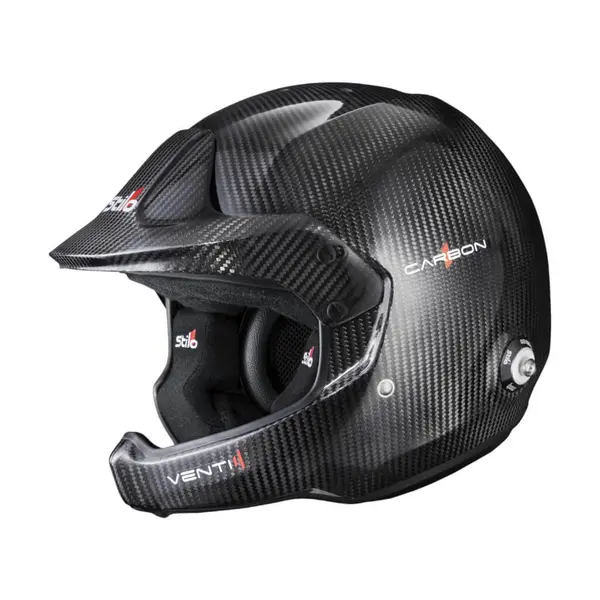 STILO AA0224BG1X58 Open-Face Helmet Venti4 WRC Carbon Rally, FIA 8859-2024 Hans