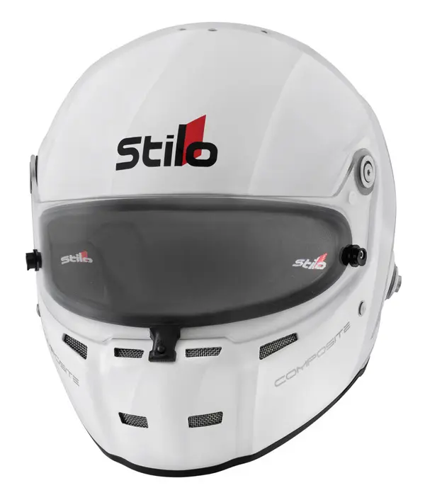 STILO AA0710AG2T570101 ST5 FN Composite Racing full face helmet, HANS, SA2020/FIA, white/black