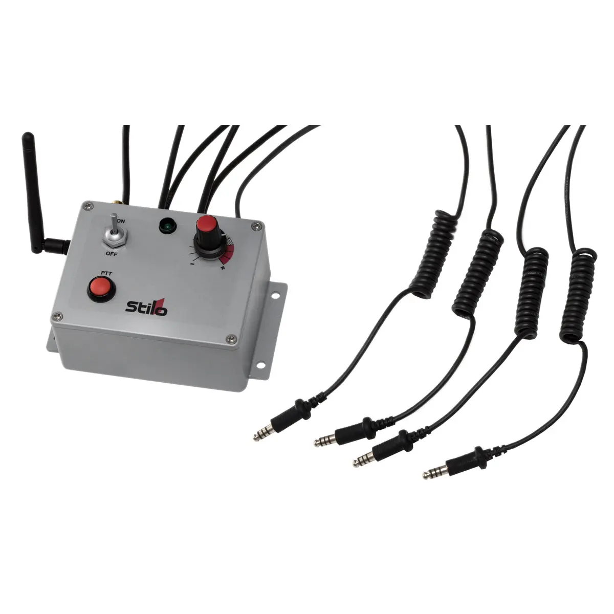 STILO DB0201 Waterproof Offshore intercom unit 4 helmets with radio connection and PTT