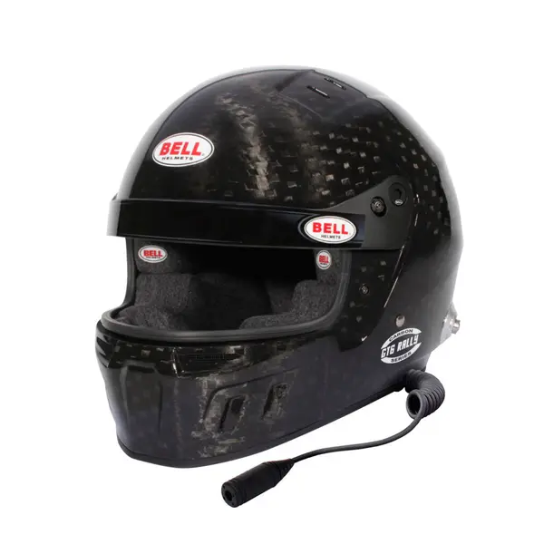 BELL 5239B46 Full-Face Helmet GT6 Rally Carbon HANS (Orange Interior), FIA 8859-2024 / SA2020 +