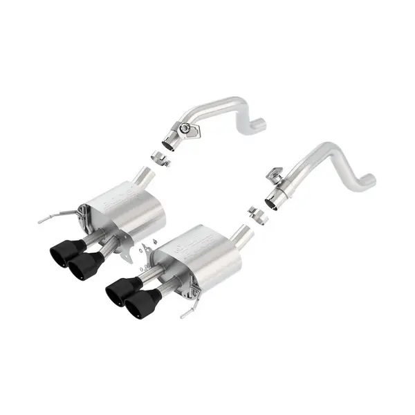 BORLA 11863CB Axle-Back "ATAK" 2.75, 2.25" D RD RL AC IC 4.25" RD x 6.13" CHEVROLET CORVETTE C7 C7 6.2L AT / MT
