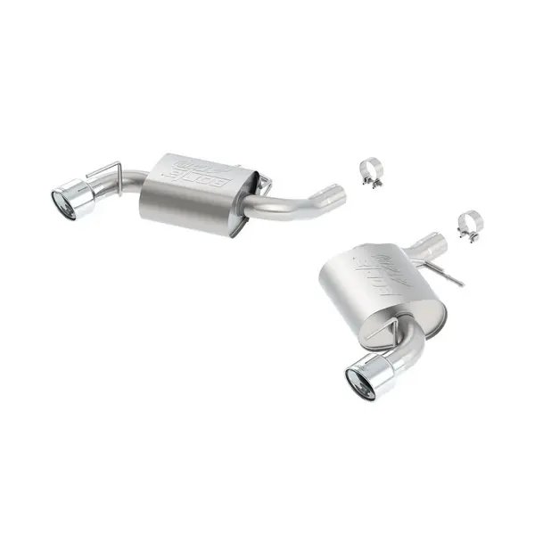 BORLA 11923 Axle-Back "ATAK" 2.75, 2.5" S RD RL AC 4.5" RD x 5.75" CHEVROLET CAMARO V8 6.2L V8 AT / MT