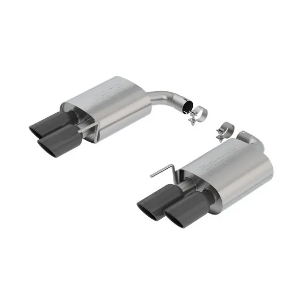 BORLA 11953BC Axle-Back "S-Type" 2.5" D RD RL AC 4" RD x 8" FORD MUSTANG GT 5.0L V8 AT / MT