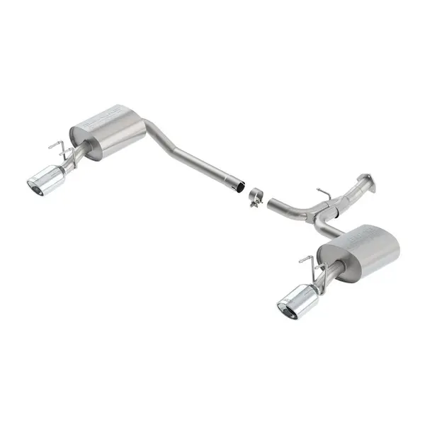 BORLA 11949 Axle-Back Exhaust System S-Type for HONDA Accord 2.4L 4-Cyl / 3.5L V6 (w/ Split Rear Exit Exhaust), FWD 2016-2017