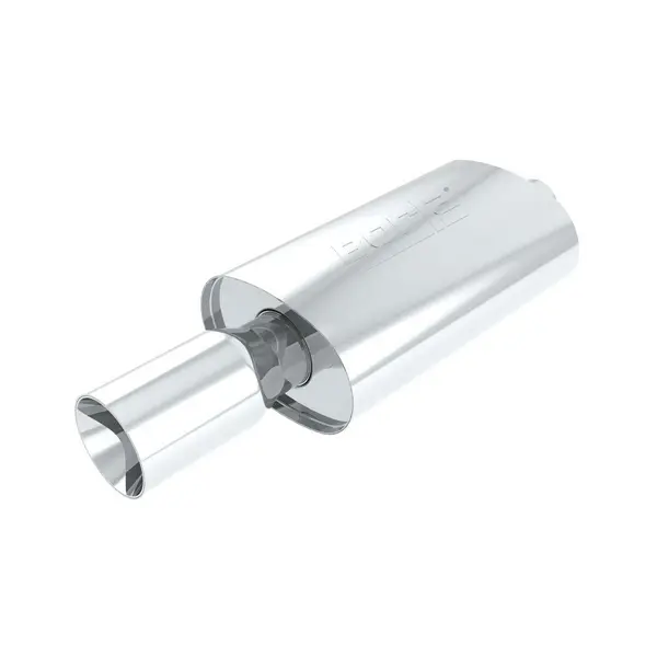 BORLA 40060 Blow Torch - 2.25" Inlet Pipe - Single 4" Round Tip - Boomer Muffler