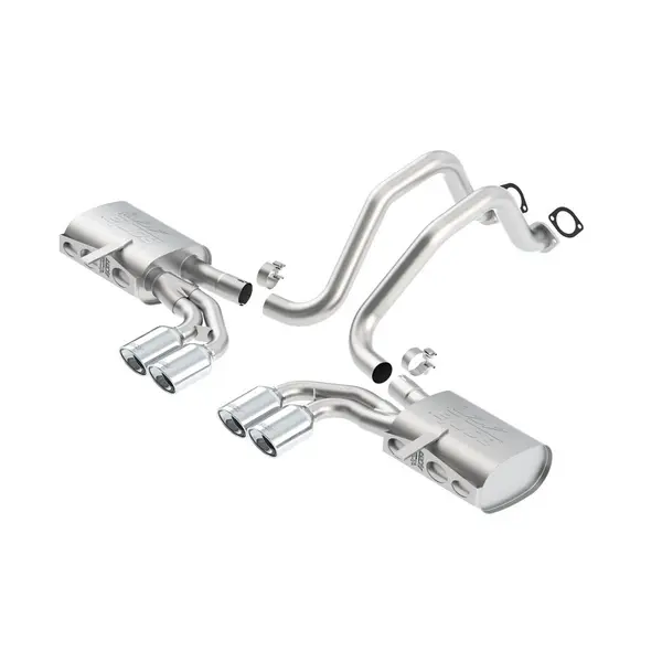 BORLA 140428 Cat Back Exhaust System CORV C5 / ZO6 97-04 "ATAK"