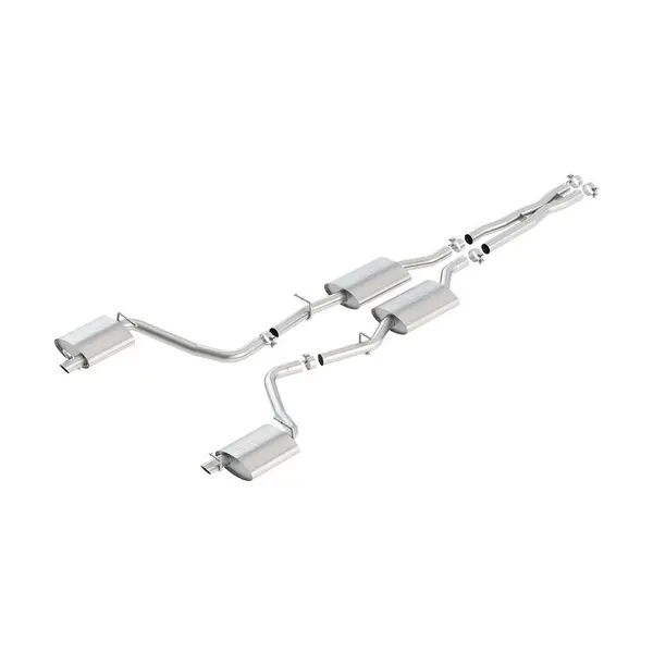 BORLA 140649 Cat Back Exhaust System, Challenger SXT V6-3.6L RWD, Tip №44, 2015-16, sound S-Type
