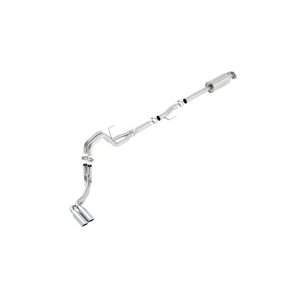 BORLA 140619 Cat Back Exhaust System, F-150 EcoBoost® 2.7 / 3.5L (turbo), V8-5.0L, Ext.Cab, St. Bed (78.8") Crew Cab Short Bed (67.0)(145" WB), Tip №18, 2015-16, sound ATAK