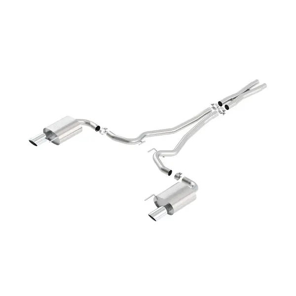 BORLA 140591 Cat Back Exhaust System, Mustang GT V8-5.0L, Tip №36, 2015-16, sound ATAK