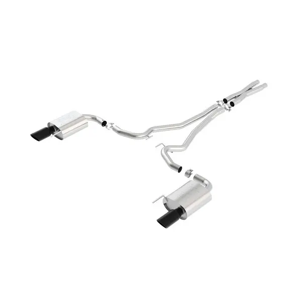 BORLA 140591BC Cat Back Exhaust System, Mustang GT V8-5.0L, Tip №49, 2015-16, sound ATAK