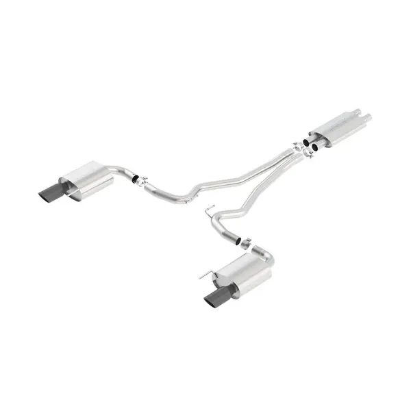 BORLA 140589BC Cat Back Exhaust System, Mustang GT V8-5.0L, Tip №49, 2015-16, sound Touring