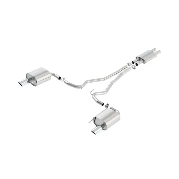 BORLA 140588 Cat Back Exhaust System, Mustang V6-3.7L, Tip №36, 2015-16, sound ATAK