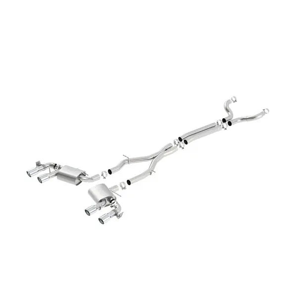 BORLA 140727 Cat-Back "ATAK" 3" D RD RL AC 4" RD x 6.25" CHEVROLET CAMARO ZL1 / 1LE 6.2L V8 AT / MT