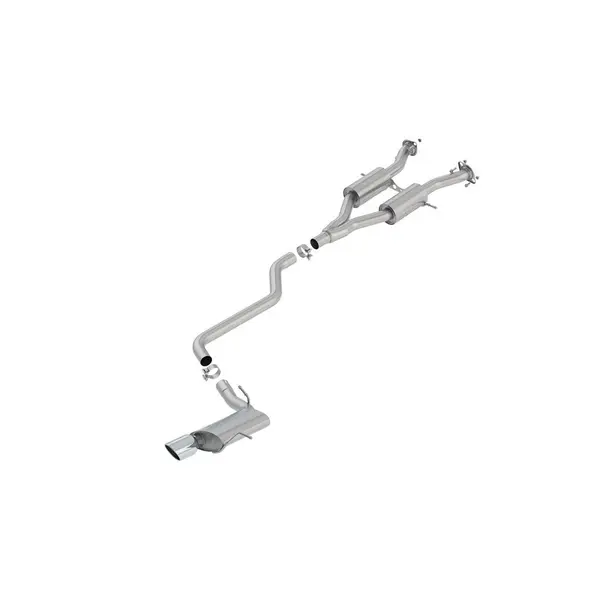 BORLA 140748 Cat-Back "S-Type" 2.5" 4" RD x 8" JEEP GRAND CHEROKEE 3.6L V6 AT