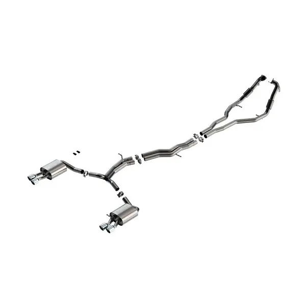 BORLA 140749SB Cat-Back "S-Type" 2.5", 1.75" D RD RL AC 3.5" RD x 5" AUDI S5 Sportback 3.0L Turbo AT